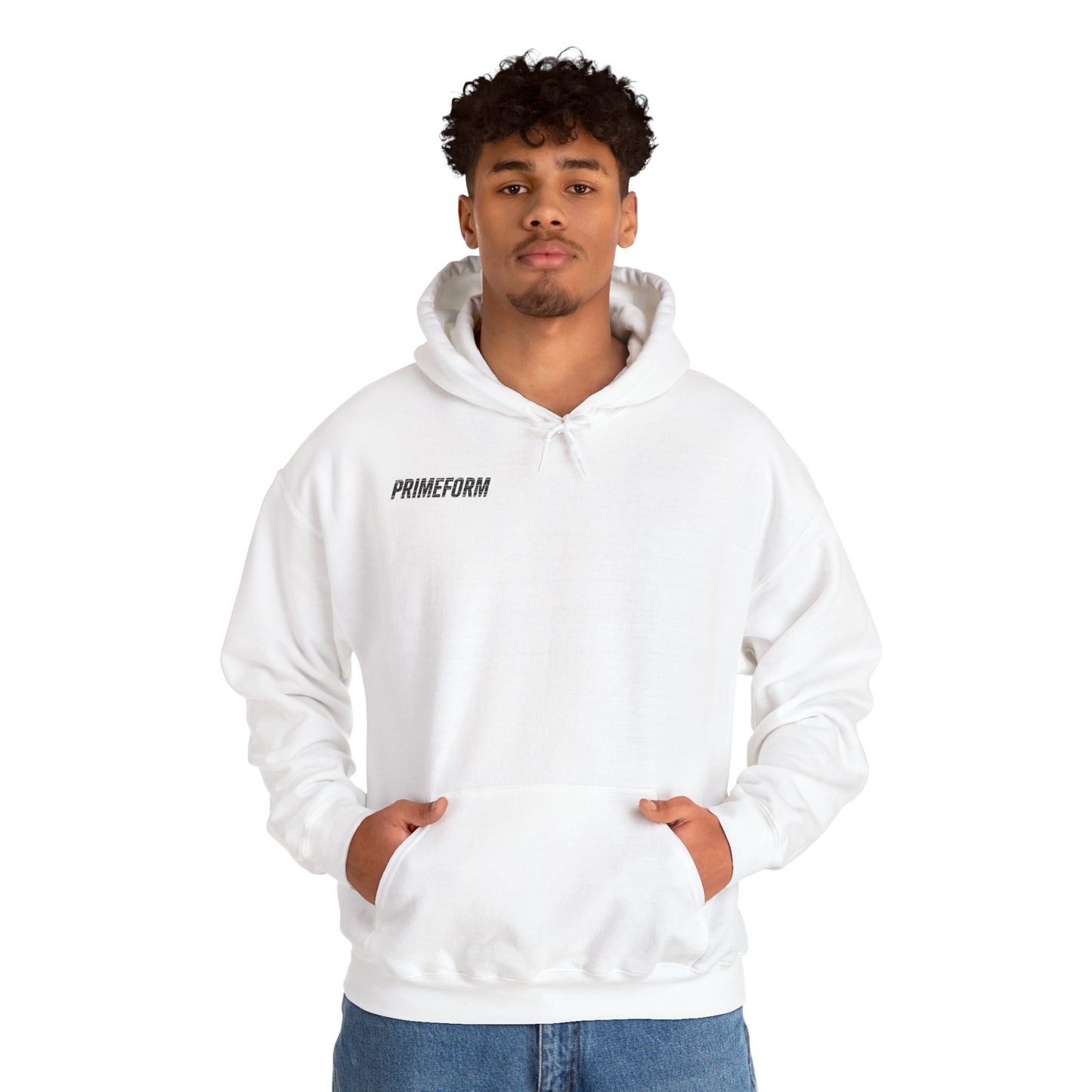 PrimeFrom™ Unisex - White Hoodie