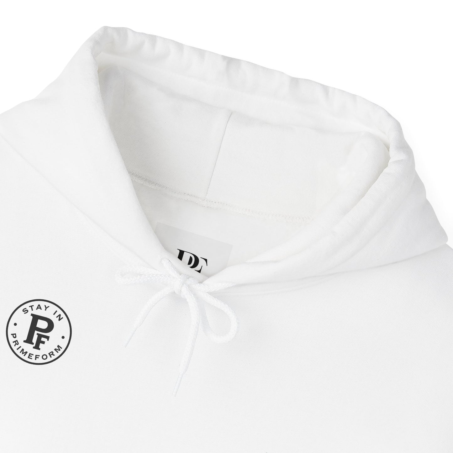 PrimeFrom™ Unisex - White Hoodie