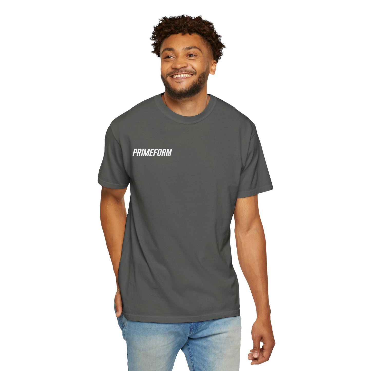 PrimeForm™ Unisex Grey & Black T-Shirt