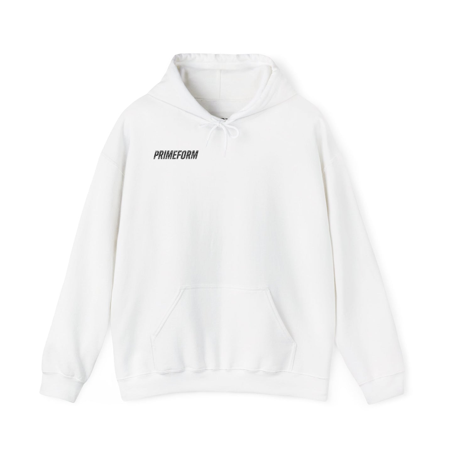PrimeForm™ Unisex - White Hoodie – Label-Match Edition