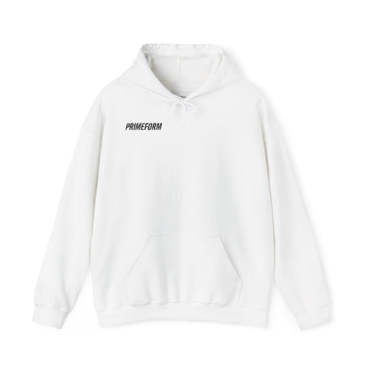 PrimeForm™ Unisex - White Hoodie – Label-Match Edition