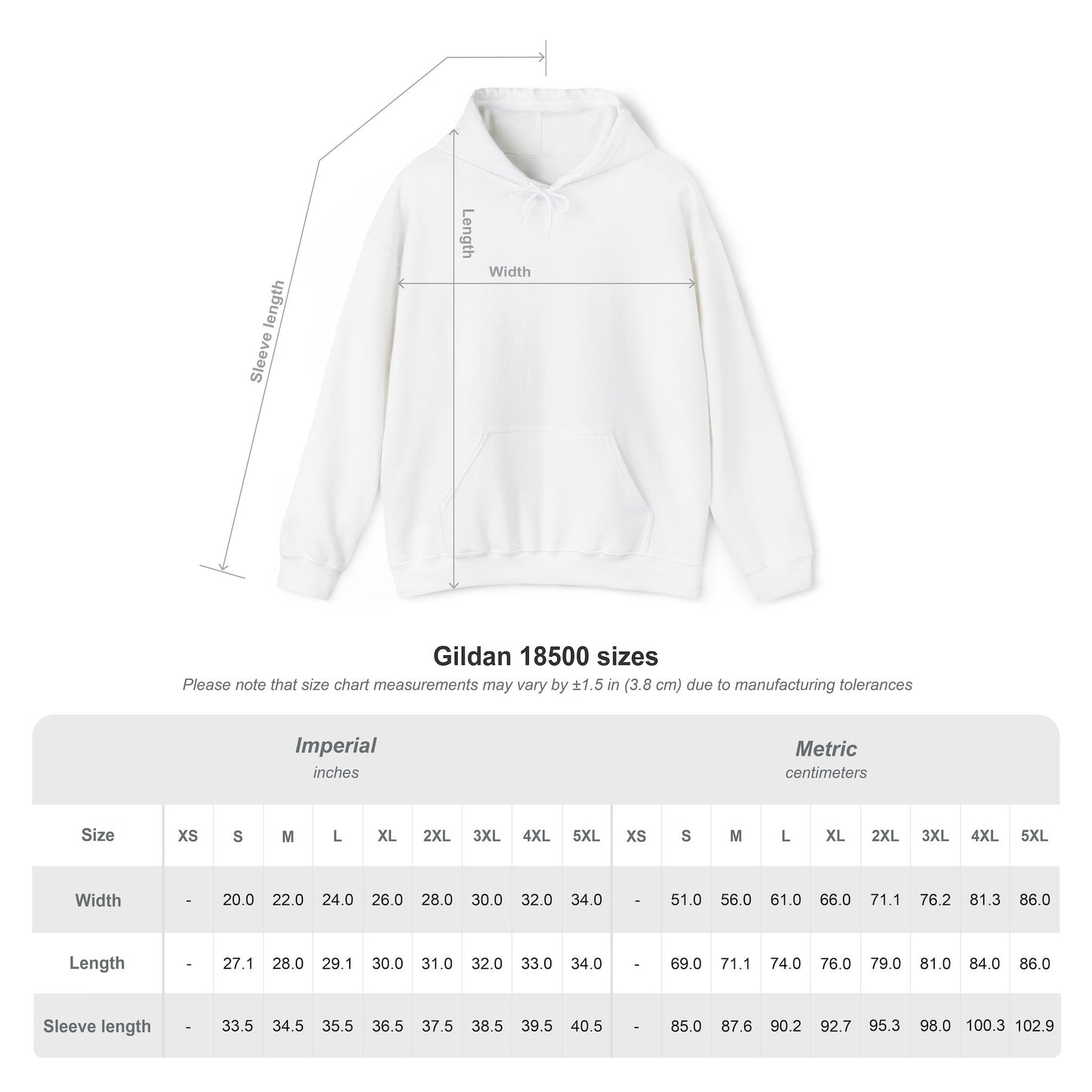 PrimeFrom™ Unisex - White Hoodie