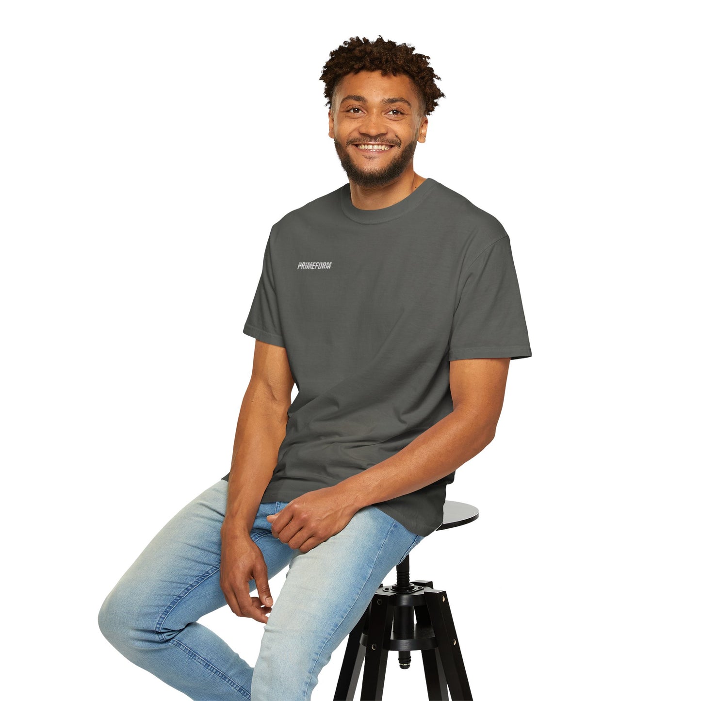 PrimeForm™ Unisex Grey & Black T-Shirt