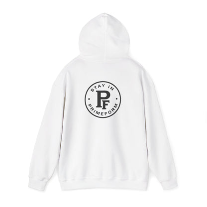 PrimeForm™ Unisex - White Hoodie – Label-Match Edition