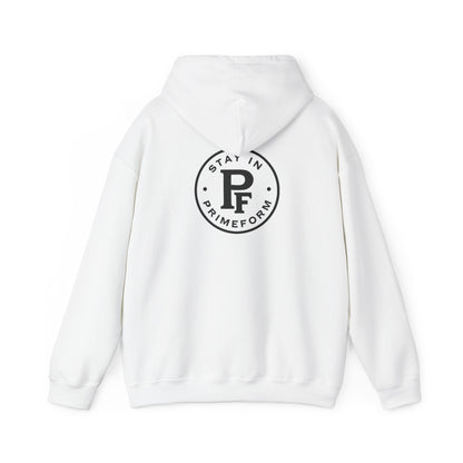 PrimeForm™ Unisex - White Hoodie – Label-Match Edition